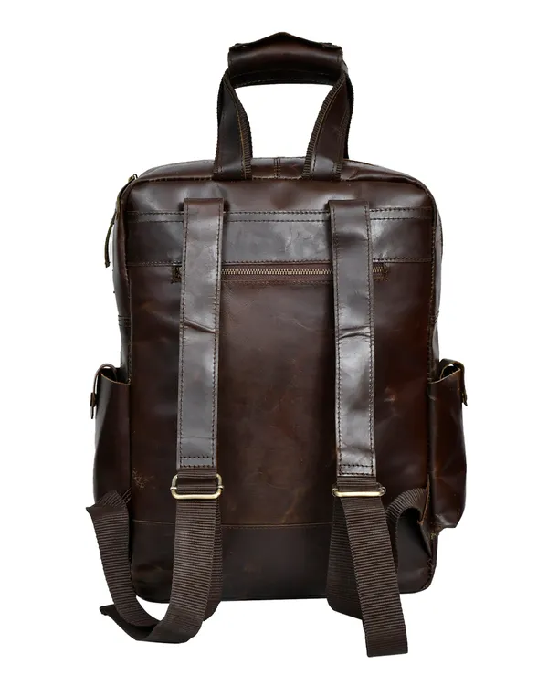Brown_Leather_Multi-Pocket_Backpack