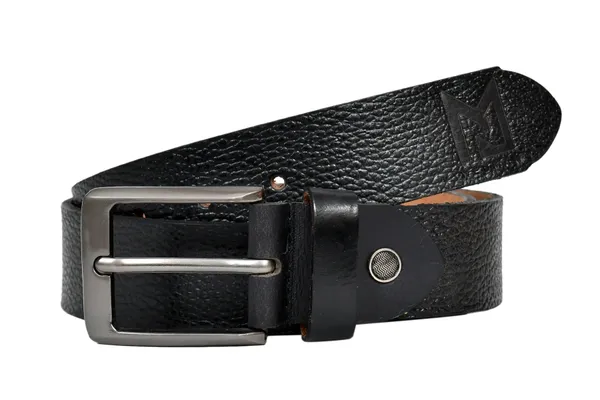 Black_Textured_Leather_Casual_Belt_For_Men