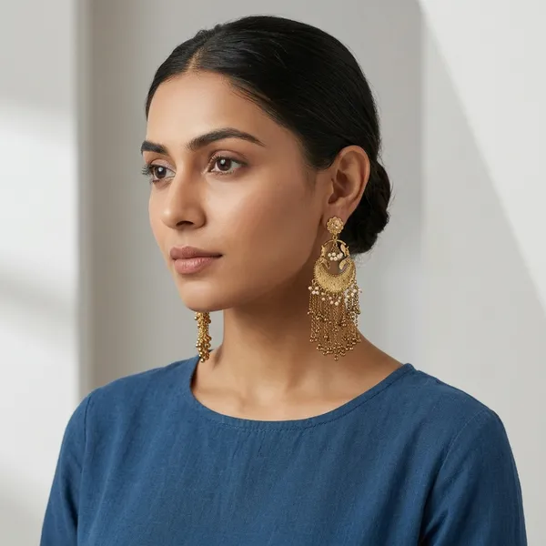 Gold_Tone_Chandelier_Earrings_For_Women