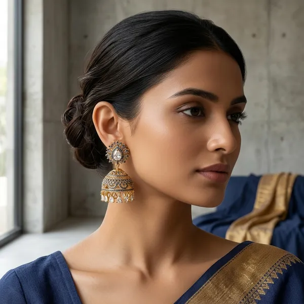 Gold_Tone_Stone_Studded_Jhumka_Earrings_For_Women