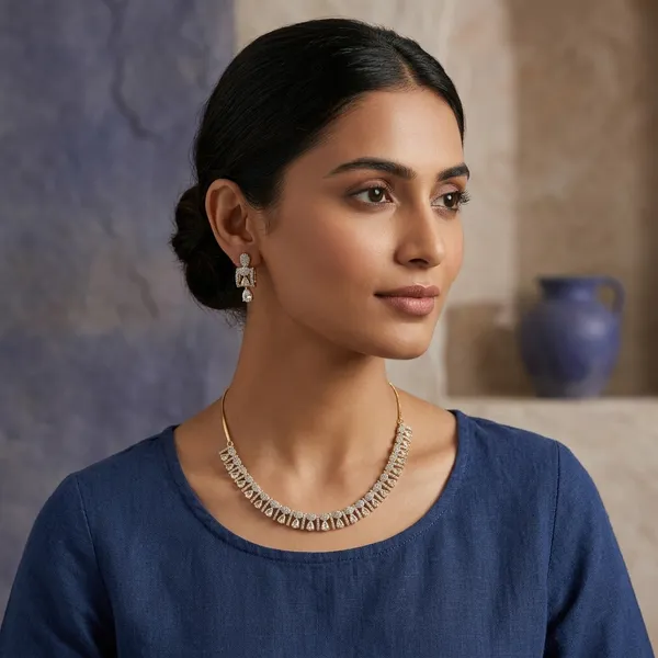 Gold_Tone_Stone_Studded_Necklace_And_Earrings_Set_For_Women