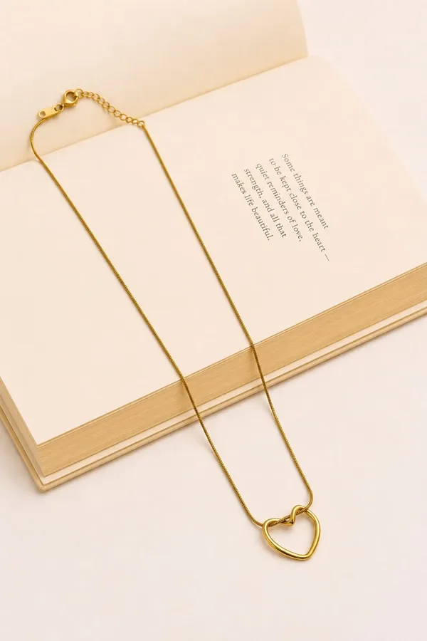 Gold_Open_Heart_Necklace_For_Women_