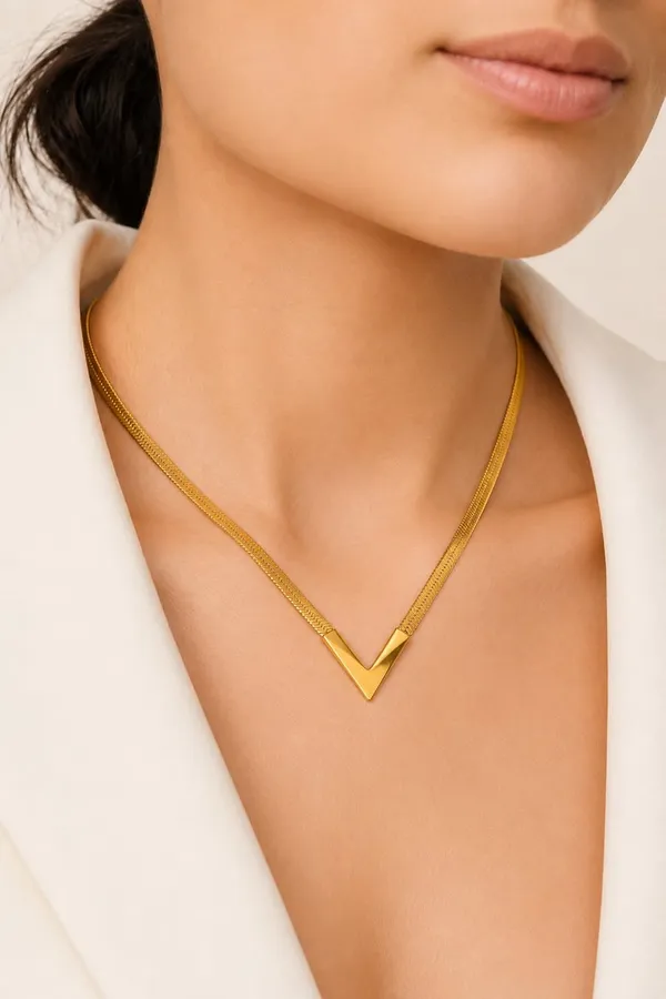 Gold_Stainless_Steel_Necklace_For_Women_