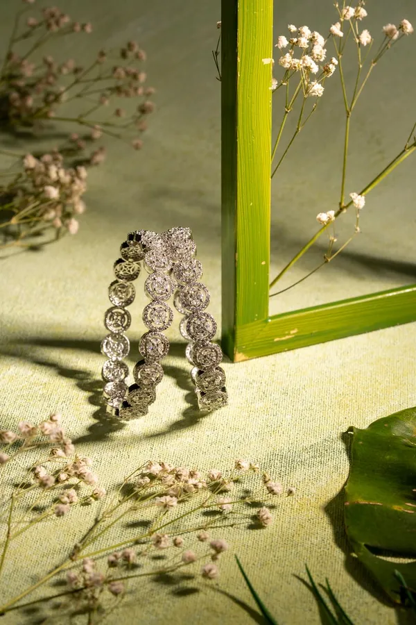 Crystal_White_Silver-Plated_American_Diamond_Bangle_For_Women