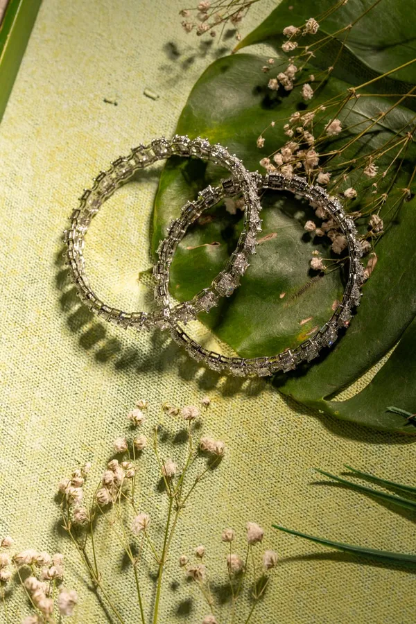 Crystal_White_Silver-Plated_American_Diamond_Bangle_For_Women