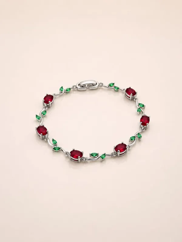 Red_Stainless_Steel_Bracelet_For_Women