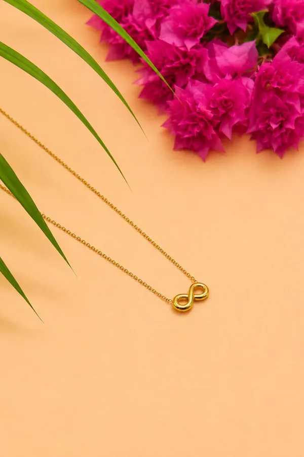 Gold_Infinity_Necklace_Sets_For_Women