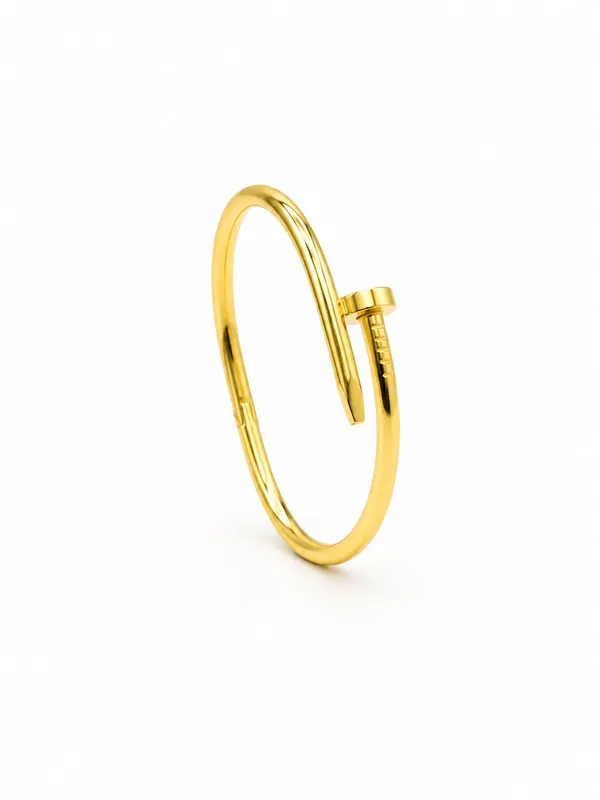 Gold_Stainless_Steel_Nail_Bracelet_For_Women_
