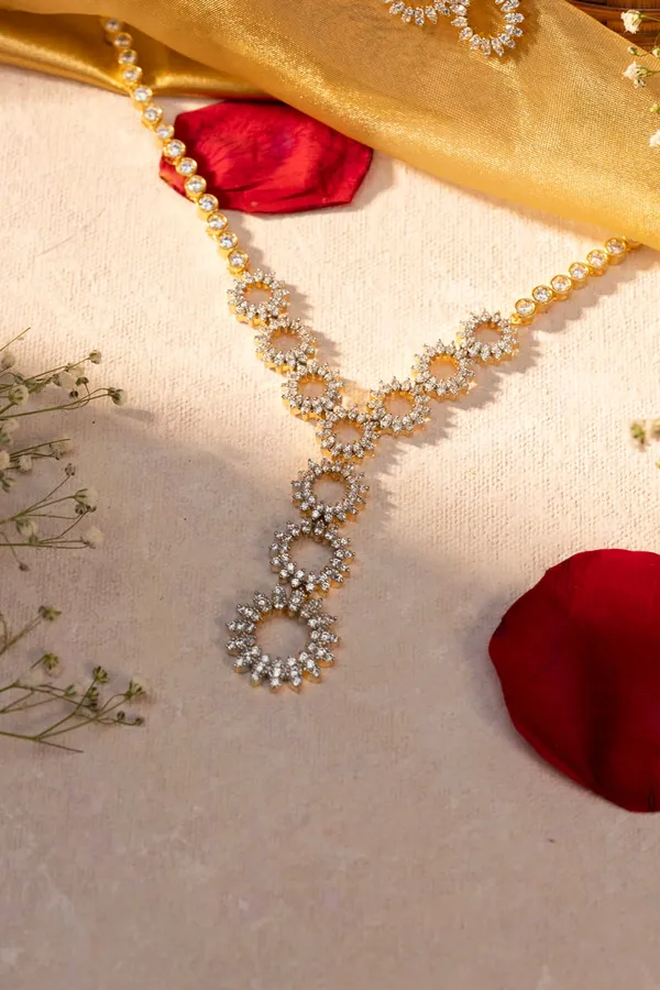 Gold_And_Silver_American_Diamond__Necklace_Sets_For_Women