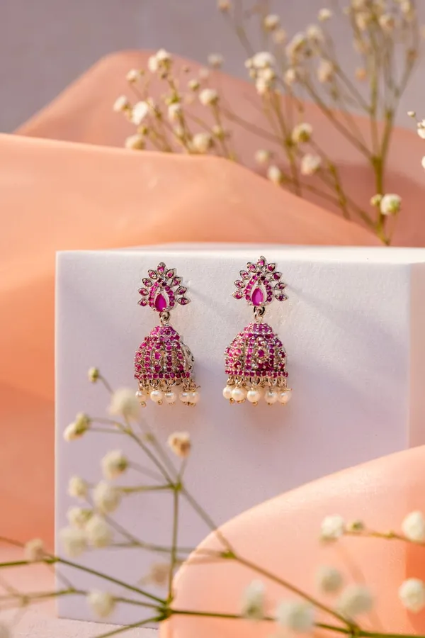 Ruby_Pink_AD_Jhumka_For_Women