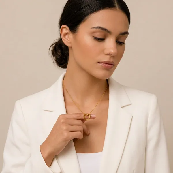 Gold_Open_Heart_Necklace_For_Women_