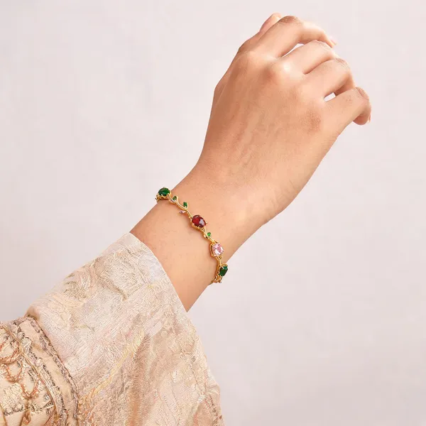 Multicolor_Stainless_Steel_Bracelet_For_Women