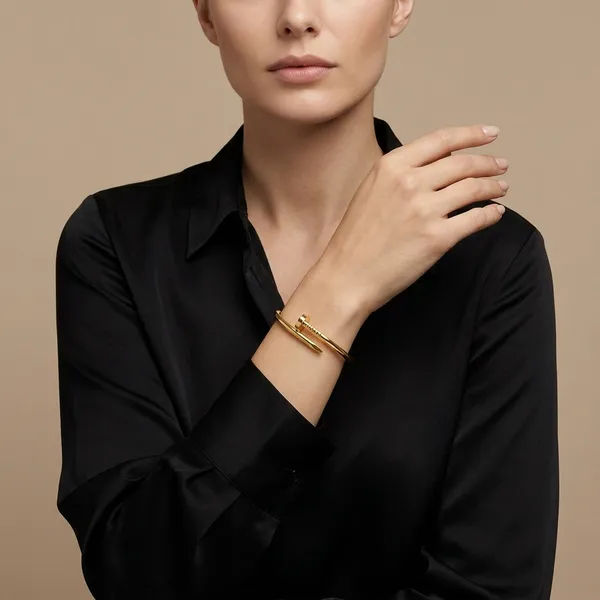Gold_Stainless_Steel_Nail_Bracelet_For_Women_