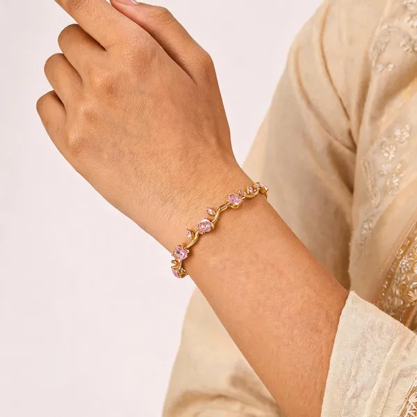 Gold_And_Pink_Stainless_Steel_Bracelet_For_Women