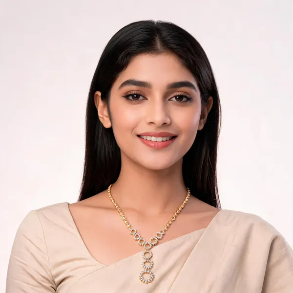 Gold_And_Silver_American_Diamond__Necklace_Sets_For_Women