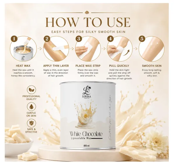 White_Chocolate_Liposoluble_Hair_Removal_Wax