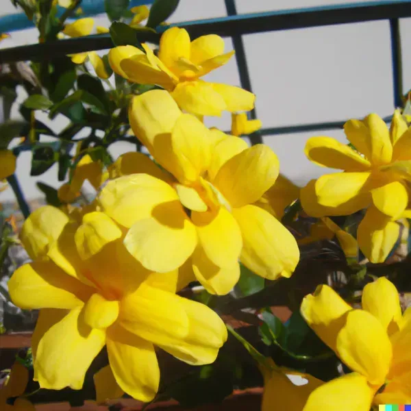 Cape_Jasmine_Perfuming_Flower_Plant_Yellow