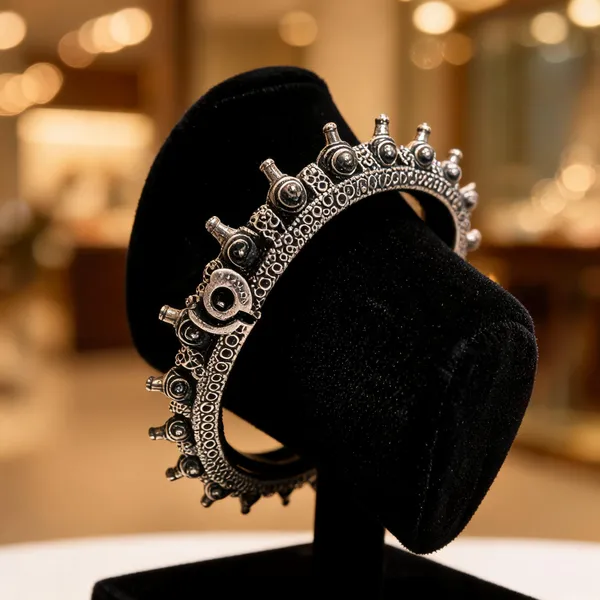 Silver_Brass_Khilen_Traditional_Bangle_For_Women