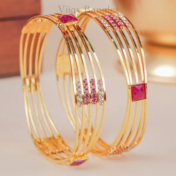 Ziana_Gold_Plated_Bangles