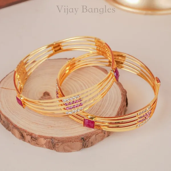 Ziana_Gold_Plated_Bangles