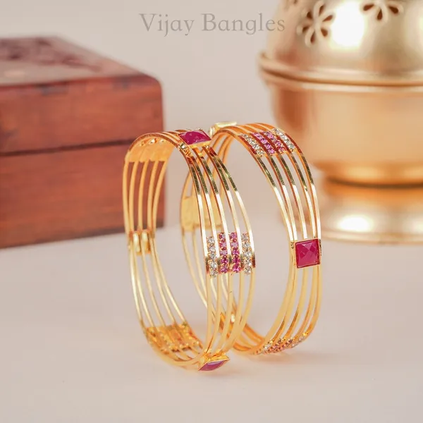 Ziana_Gold_Plated_Bangles