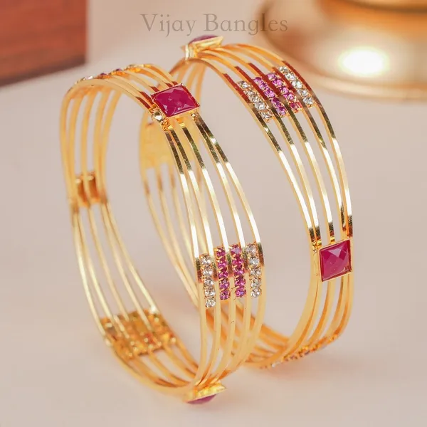 Ziana_Gold_Plated_Bangles