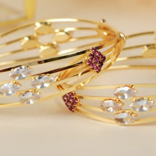 Gold_Brass_Alloy_Marquise_Ad_Purple_Crystal_Layered_Bangles_For_Women_Set_Of_2