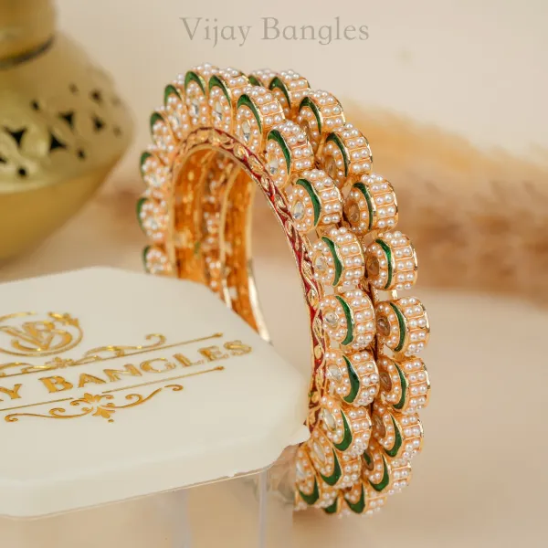 Multicolor_Copper_Peacock_Kundan_Pearl_Meenakari_Rajwadi_Bangles_For_Women_Set_Of_2