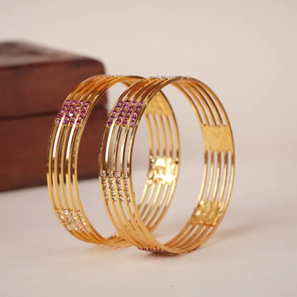 Mirae_Stones_Gold_Plated_Bangle_Pair