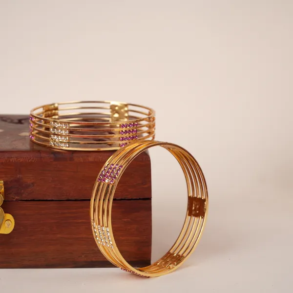 Mirae_Stones_Gold_Plated_Bangle_Pair