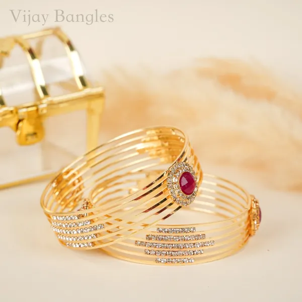 Gold_Brass_Alloy_Ruby_American_Diamond_Layered_Bangles_For_Women_Set_Of_2