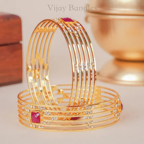 Gold_Brass_Alloy_Marquise_Ad_Purple_Crystal_Layered_Bangles_For_Women_Set_Of_2