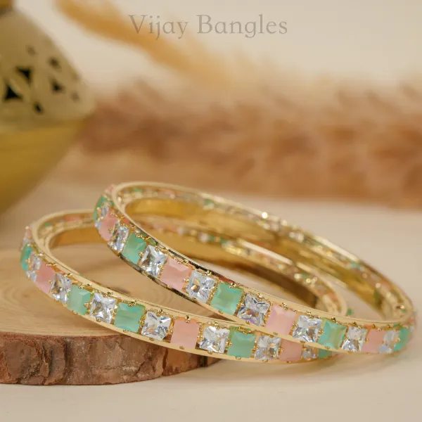Mint_Green_And_Pink_Brass_Alloy_Pastel_Stone_American_Diamond_Bangles_For_Women_Set_Of_2
