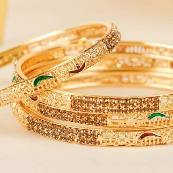 Gold_Brass_Alloy_Meenakari_Stone_Daily_Wear_Bangles_For_Women_Set_Of_4