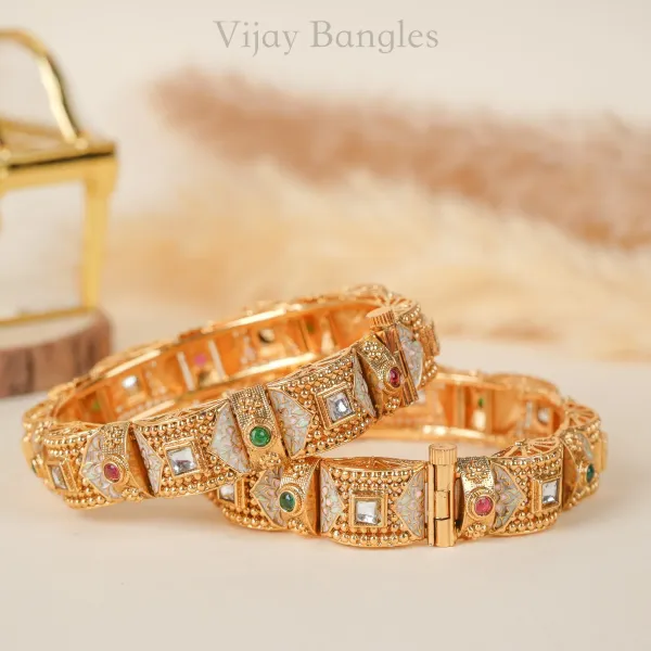 Gold_Brass_Alloy_Meenakari_Kundan_Stone_Bangles_For_Women_Set_Of_2