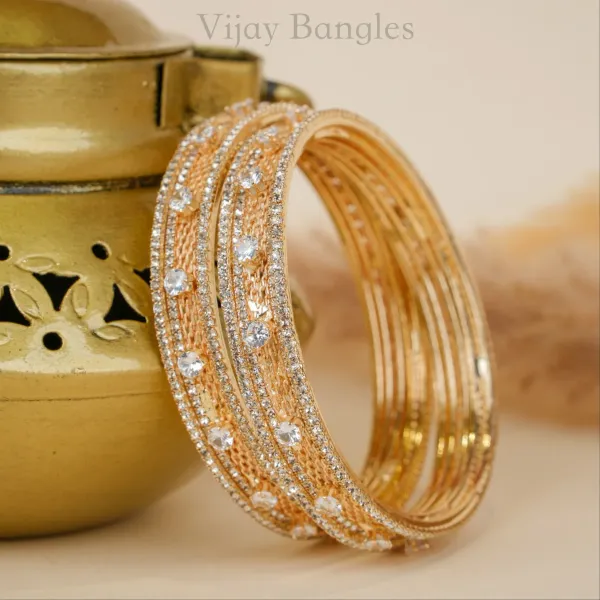 Gold_And_White_Brass_Alloy_Layered_American_Diamond_Stack_Bangles_For_Women_Set_Of_2