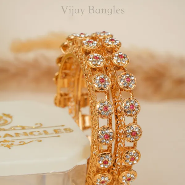 Gold_Brass_Alloy_Cz_Floral_Openwork_Bangles_For_Women_Set_Of_2