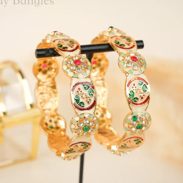 Gold_Alloy_Meenakari_Kundan_Festive_Bangles_For_Women_Set_Of_2