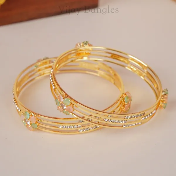 Navika_Gold_Plated_Bangles