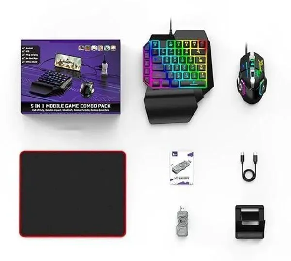 Confiavel_5_in_1_One_Hand_Non_Mechanical_Gaming_Keyboard_and_Backlit_Mouse_Combo_Set_Bluetooth_Standard_Gaming_Keyboard_Compatible_with_Desktop,_Laptop,_Mac_(Black)