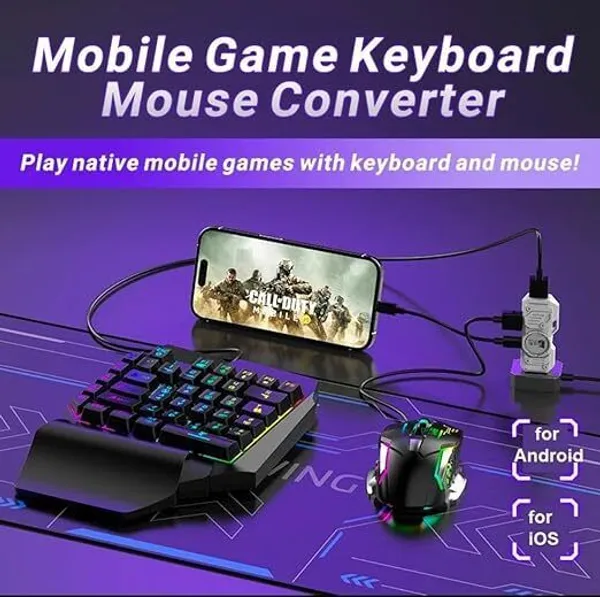 AOKO_5_in_1_One_Handed_Gaming_Keyboard_and_Mouse_Mobile_Game_Combo_Pack_Bluetooth_Standard_Gaming_Keyboard_Compatible_with_Desktop,_Laptop,_Mac_(Black)