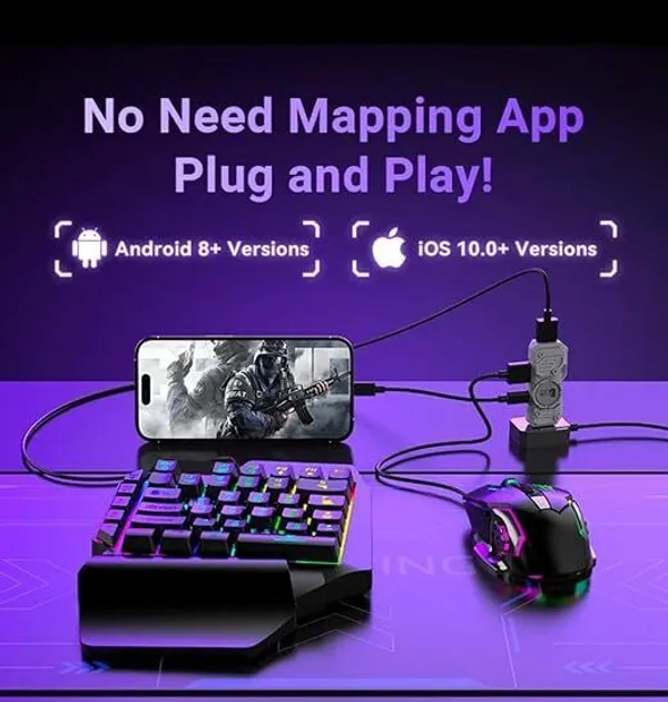 AOKO_5_in_1_One_Handed_Gaming_Keyboard_and_Mouse_Mobile_Game_Combo_Pack_Bluetooth_Standard_Gaming_Keyboard_Compatible_with_Desktop,_Laptop,_Mac_(Black)
