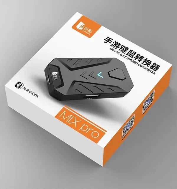 CELMEX_Gaming_Keyboard_Mouse_Converter_Adapter,_No-Delay_Performance_Bluetooth_Handheld_Gaming_Keyboard_Compatible_with_Desktop,_Laptop,_Tablet_(Multicolor)