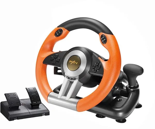 Playtastic_PXN_V3_Pro_180_Degree_Universal_Game_Steering_Wheel_with_Pedals__Motion_Controller_(Orange,_For_PS2,_PC,_PS3,_PS4,_Xbox)