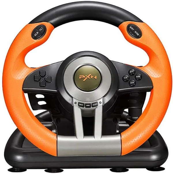 Playtastic_PXN_V3_Pro_180_Degree_Universal_Game_Steering_Wheel_with_Pedals__Motion_Controller_(Orange,_For_PS2,_PC,_PS3,_PS4,_Xbox)