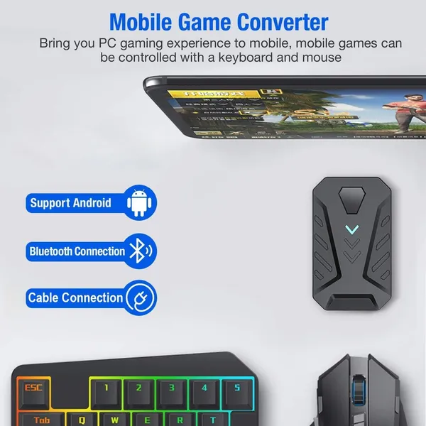 BCG_Bluetooth_Gaming_Keyboard_Mouse_Convertor_For_Smartphone_4_in_1_Combo_Wireless_Handheld_Gaming_Keyboard_Compatible_with_Desktop,_iPad,_Laptop_(Black)