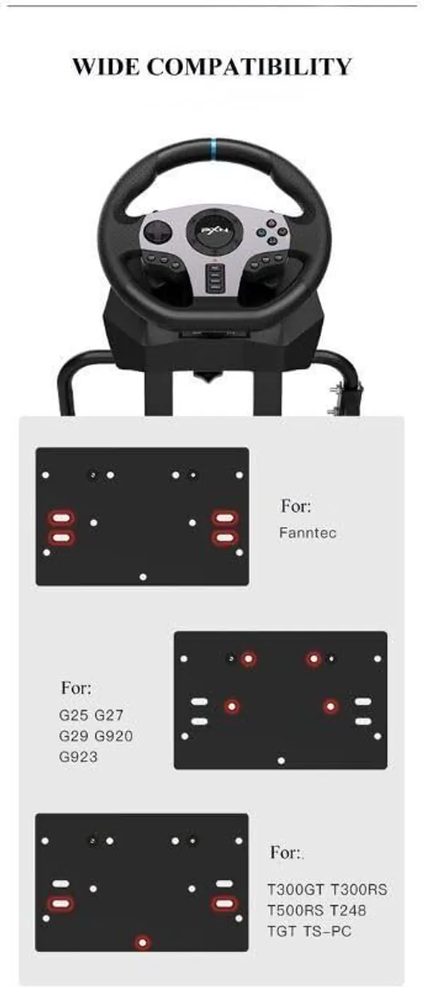 Playtastic_PXN-A9_Steering_Wheel_Stand,_Foldable_Racing_Wheel_Mount,_Adjustable__Motion_Controller_(Black,_For_PS2,_PC,_PS3,_PS4,_Xbox)
