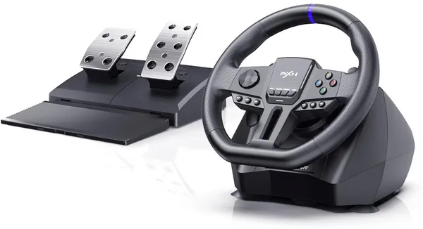 Playtastic_PXN_V900_Gen2_Universal_Game_Steering_Wheel_with_Brake_Pedals__Motion_Controller_(Black,_For_PS2,_PC,_PS3,_PS4,_Xbox)