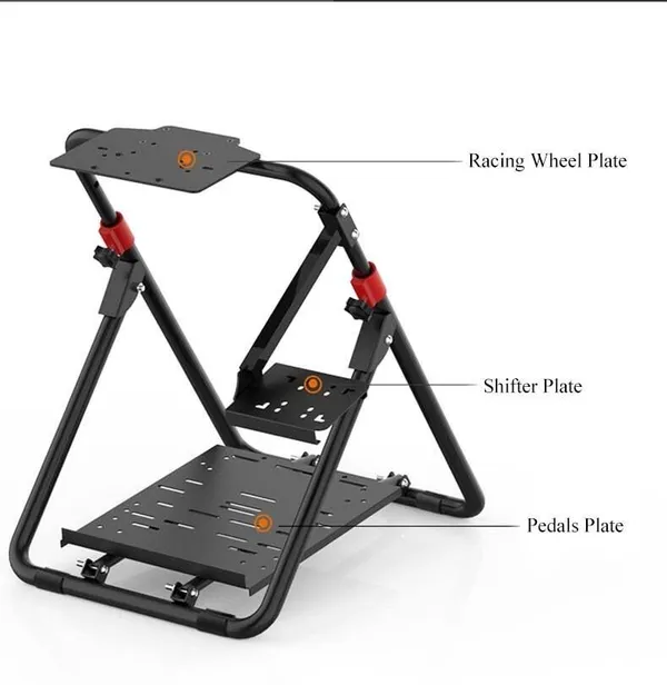 Playtastic_A9_Steering_Wheel_Stand,_Foldable_Racing_Wheel_Mount,_Adjustable__Motion_Controller_(Black,_For_PS2,_PC,_PS3,_PS4,_Xbox)