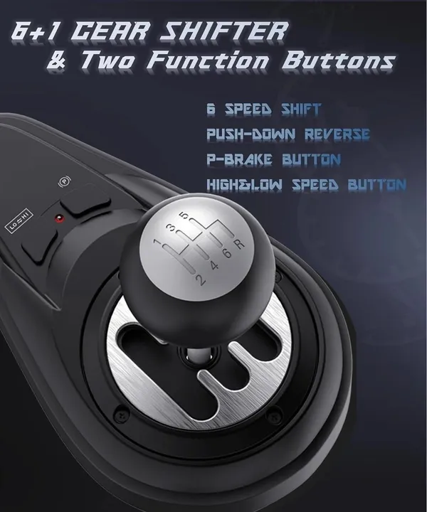 Playtastic_A7_Gear_Shifter_for_Gaming_Steering_Wheel_-_H_Shifter_with_6-Speed,_3_Cables__Motion_Controller_(Black,_For_PS2,_PC,_PS3,_PS4,_Xbox)